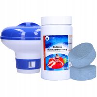 2 x 11w1 Chlor do basenu 1kg 200g tabletki multifunkcyjne do jacuzzi + boja
