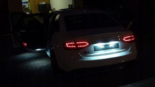 PODŚWIETLENIE LED DO TABLICY REJESTRACYJNEJ AUDI A4 B7 A5 A6 C6 4F CAN BUS na Arena.pl