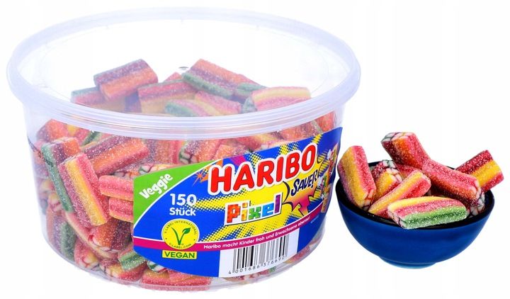 Żelki Haribo Rainbow Pixel 1,2 kg zdjęcie 3