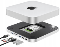Stacja dokująca Hub MC25 SSD HDD 2,5" Mac Mini 7w1 5 Gb/s USB SD microSD