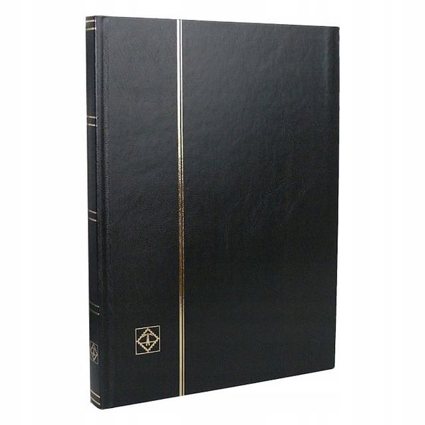 Leuchtturm klaser na znaczki 32 czarne strony,czarny Basic zdjęcie 1