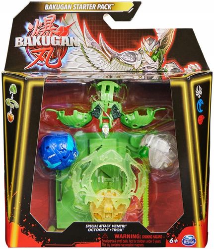 BAKUGAN ZESTAW STARTOWY 3 FIGURKI SPECIAL ATTACK na Arena.pl