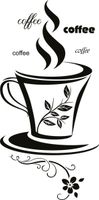 100X50CM COFFEE NAKLEJKA