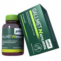 Żółć Wołowa w Kapsułkach Gallmet Natural 60 Kapsułek, Trawienie Tłuszczów
