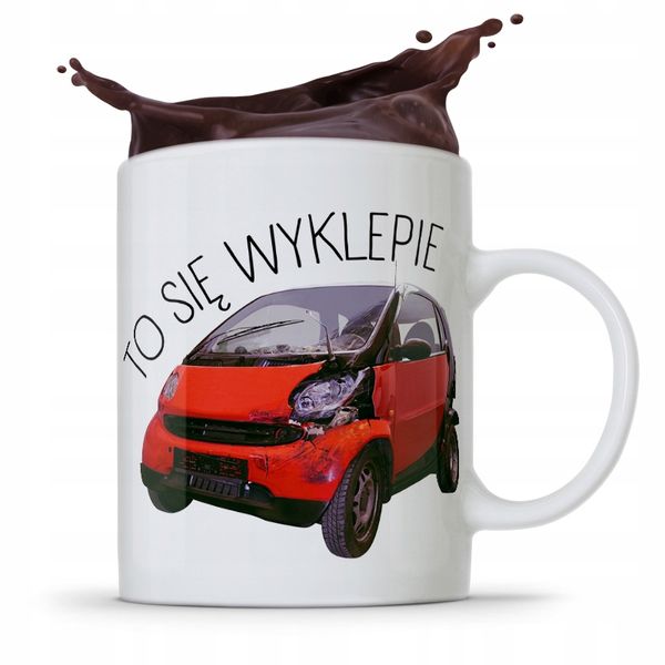 Kubek Prezent Dla Mechanika To Się Wyklepie Z Nadrukiem Ze Zdjęciem zdjęcie 1