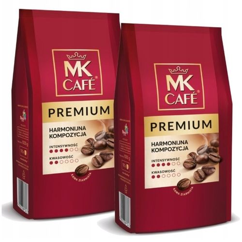 Kawa ziarnista mieszana MK Cafe Premium 1000 g Kawa Mk Café Czerwona 1 Kg na Arena.pl