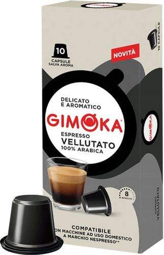 Kapsułki do Nespresso Gimoka Zestaw 10 x 10 MIX Espresso Lungo na Arena.pl