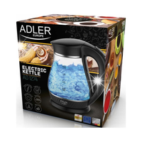 AD 1274 black Czajnik szklany 1,7L