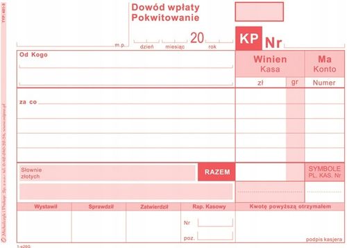 kp dowód wpłaty a6 401-5 na Arena.pl