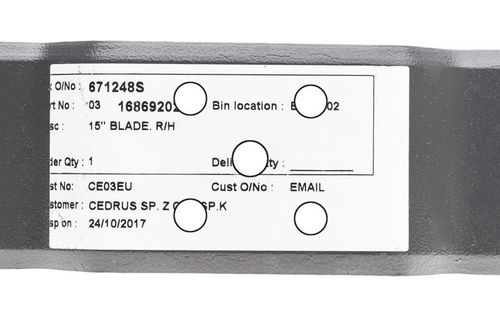 Nóż kosiarki Ariens deck 107cm XRD prawy CZĘŚĆ ORYGINALNA na Arena.pl