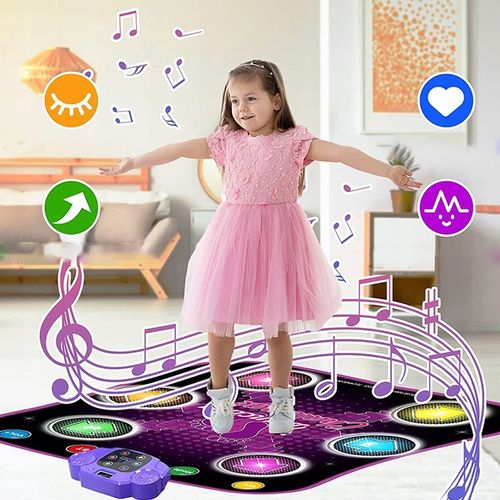 Elektryczny dywan do tańca dla dzieci ze światłami i pozytywką Bluetooth na Arena.pl