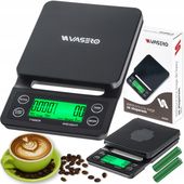 WAGA KUCHENNA PRECYZYJNA 5kg 0,1g WYŚWIETLACZ LICZNIK DO PARZENIA KAWY