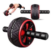 KOŁO DO ĆWICZEŃ MIĘŚNI BRZUCHA ROLLER CROSSFIT RED