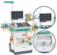 Duży zestaw lekarski EKG RTG RENTGEN XXL mały lekarz doktor ŚWIATŁO DŹWIĘK