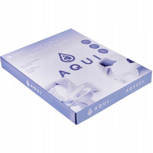 DESKA SEDESOWA WC WOLNOOPADAJĄCA TOALETOWA WYPINANA BIAŁA 36x42 na Arena.pl