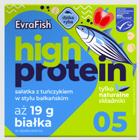 EVRA SAŁATKA PROTEIN TUŃCZYK W STYLU BAŁKAŃSKIM 160G