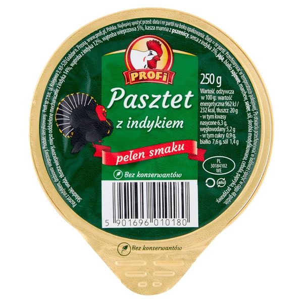 Profi Pasztet z indykiem 250 g zdjęcie 1