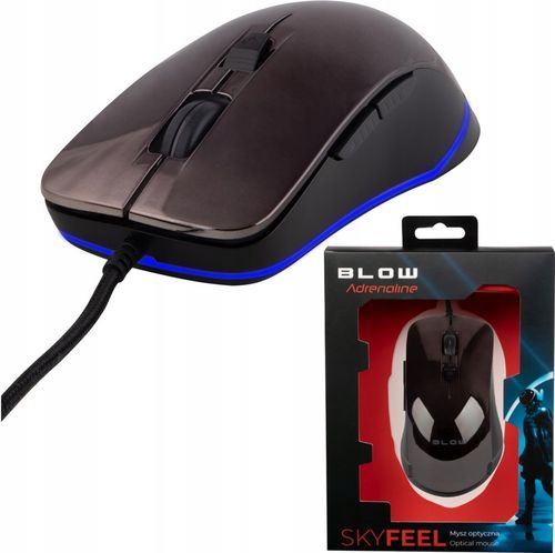 MYSZ MYSZKA KOMPUTEROWA OPTYCZNA SZYBKA PRECYZYJNA GAMINGOWA LED na Arena.pl