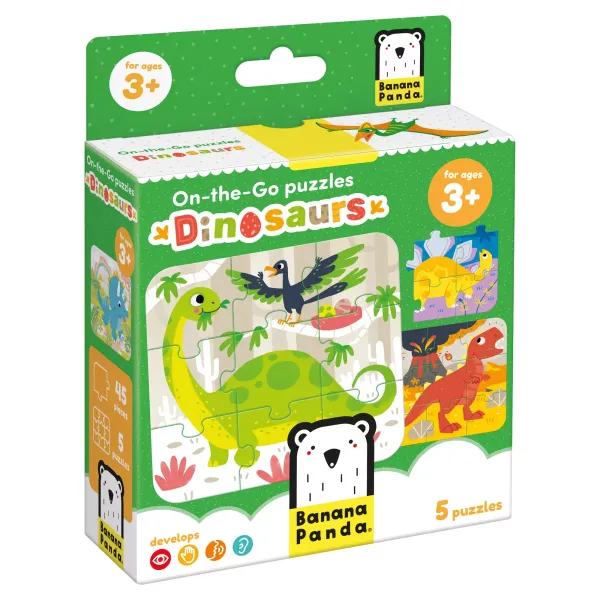On-the-Go Puzzles. Dinosaurs 3+ zdjęcie 1
