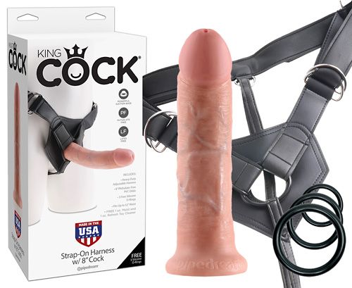Strap on King Cock dł. 20,6cm na Arena.pl
