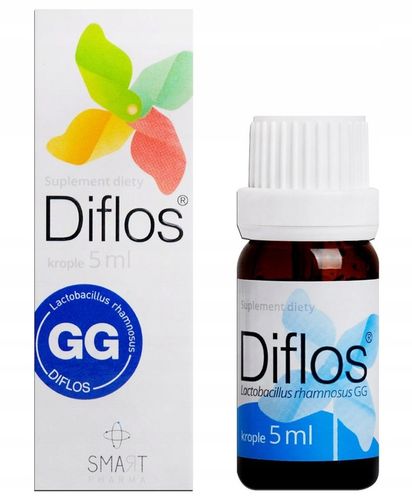 Diflos probiotyk w kroplach, biegunka - kolki 5 ml na Arena.pl