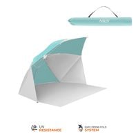 Parasol Plażowy z Parawanem 2w1 NILS CAMP NC4803 Osłona UV