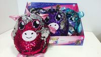 ND22_GLITTER PALZ MASKOTKA Z CEKINAMI 35cm SQP-003 /4
