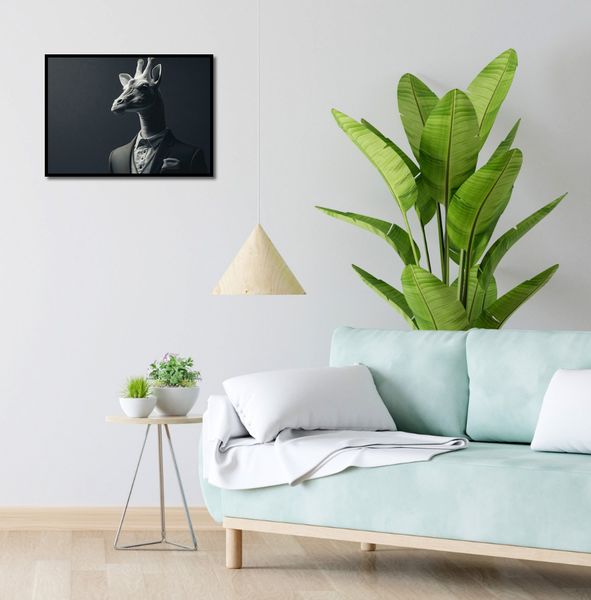 Plakat 55x40cm Żyrafa na Wyjściu zdjęcie 4