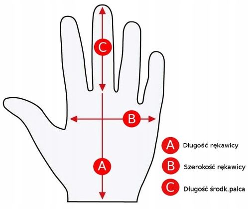 Czarne Skórzane Mitenki Męskie na Arena.pl