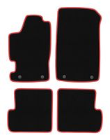 Dywaniki welurowe CARLUX-RED Renault Laguna I 1994-2001 czarne