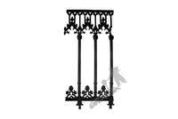 BALUSTRADA ŻELIWNA NR 17 BARIERKA NA BALKON TARAS