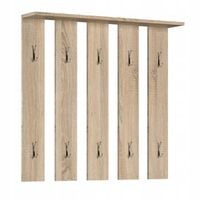 Wieszak Ścienny 10 Wieszaków Na Kurtki Ubrania Półka Stone Sonoma