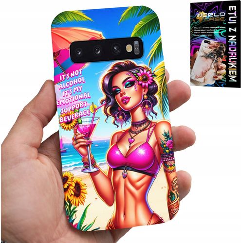 ETUI DO SAMSUNG GALAXY S10 - IT'S NOT ALCOHOL IT'S MY EMOTIONAL CASE na Arena.pl