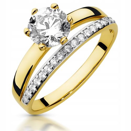 2w1 ZŁOTY PIERŚCIONEK NA ROCZNICĘ 333 8K r 14 na Arena.pl