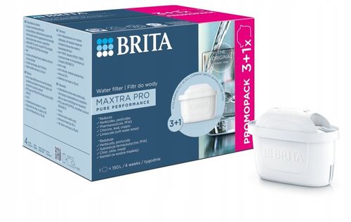 Wkład filtrujący Brita Maxtra Pro Pure Performance 3+1 (4 szt.) na Arena.pl