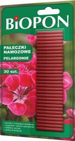 BIOPON Pałeczki nawozowe do pelargonii 30 szt.