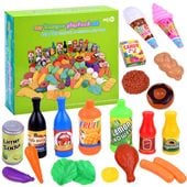 produkty spożywcze do zabawy kuchnia 120ele za3382
