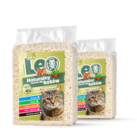 Naturalny Żwirek dla Kota LEO Tofu  2x2,5 kg Zbrylający, Bezpyłowy, do WC