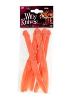 Zestaw 6 szt plastikowych noży peniski