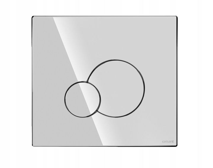 PRZYCISK SPŁUKUJĄCY CERSANIT BASE SMART CIRCLE CHROM zdjęcie 1