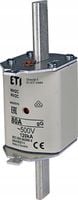 ETI WKŁADKA TOPIKOWA BEZPIECZNIKOWA ZWŁOCZNA NH2C gG 80A 500V 004185213