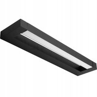 Kinkiet ścienny łazienkowy nad lustro LED czarny podłużny 60 cm IdeaLED