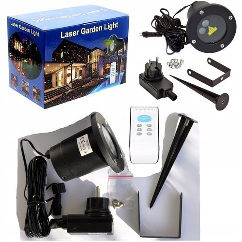 PROJEKTOR LASEROWY ŚWIĄTECZNY LASER RG LAMPKI KOLORY 8w1 STAR SHOWE PREZENT na Arena.pl