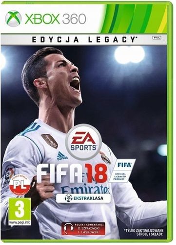 Fifa 18 PL XBOX 360 Nowa na Arena.pl