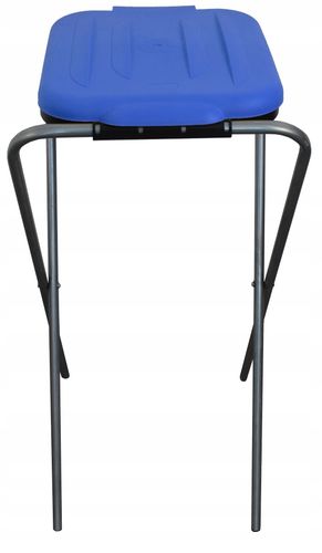 Stojak do segregacji odpadów (1-stanowiskowy) niebieski na Arena.pl