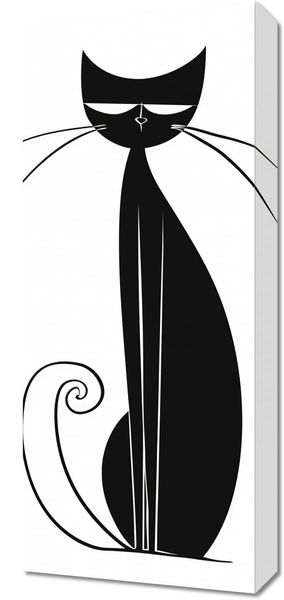 Obraz 30x70cm Czerń Kocicy zdjęcie 1