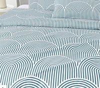 Poszewka na kołdrę bawełniana Arcs Szer. 135 x dł. 200 cm