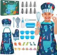 ZESTAW MAŁEGO KUCHARZA AKCESORIA DLA DZIECI DO ZABAWY