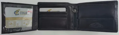 portfel męski skóra naturalna czarny na Arena.pl