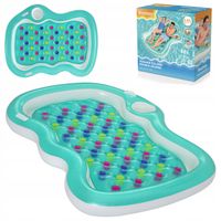 Materac 2 osobowy dmuchany Double Lounge Bestway 43045 uchwyty i schowek